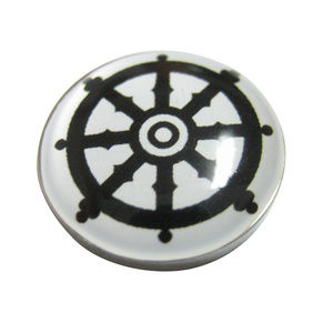 Buddhist Wheel of Dharma Design Magnet